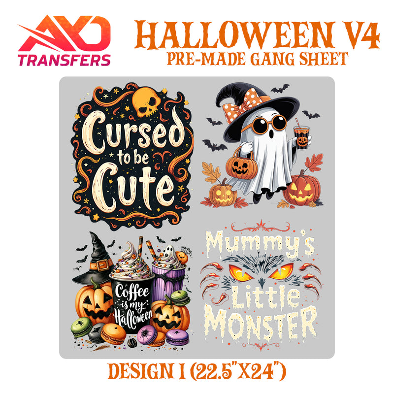 Load image into Gallery viewer, Halloween V4 Premade Gangsheet