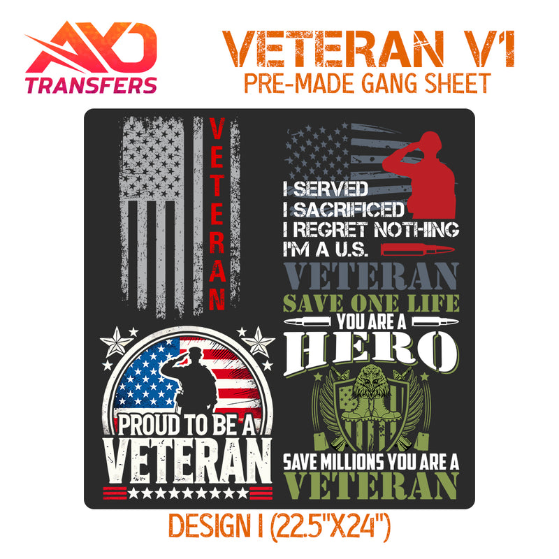 Load image into Gallery viewer, US Veteran V1 Premade Gangsheet