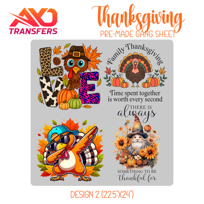 Load image into Gallery viewer, Thanksgiving V1 Premade Gangsheet