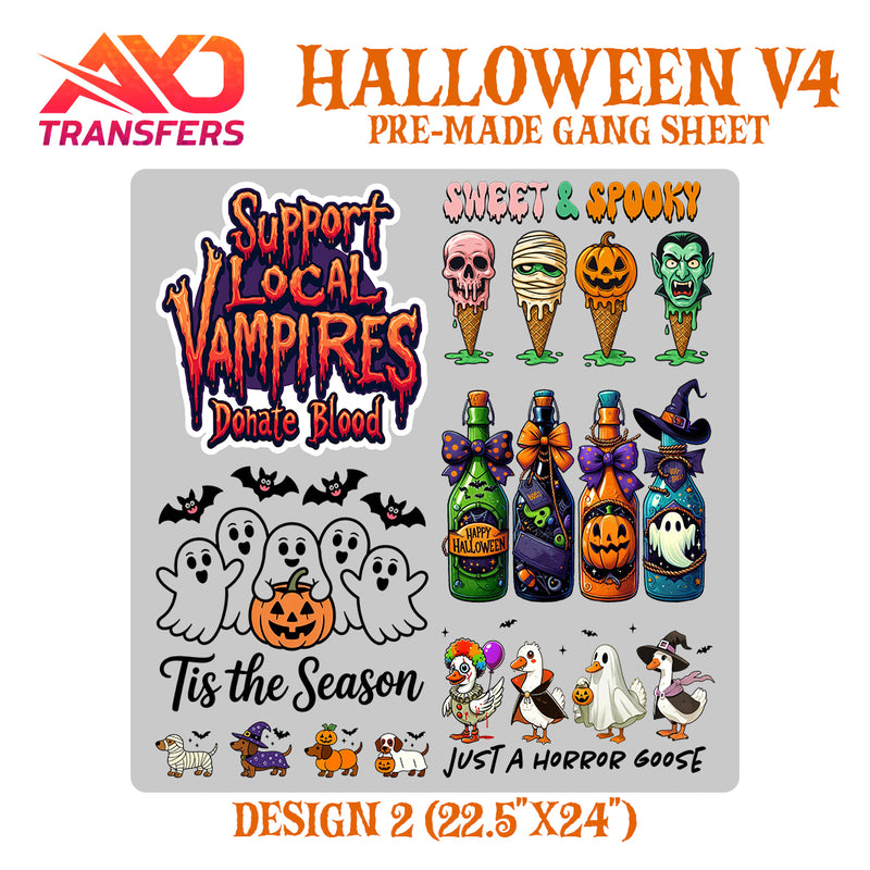 Load image into Gallery viewer, Halloween V4 Premade Gangsheet