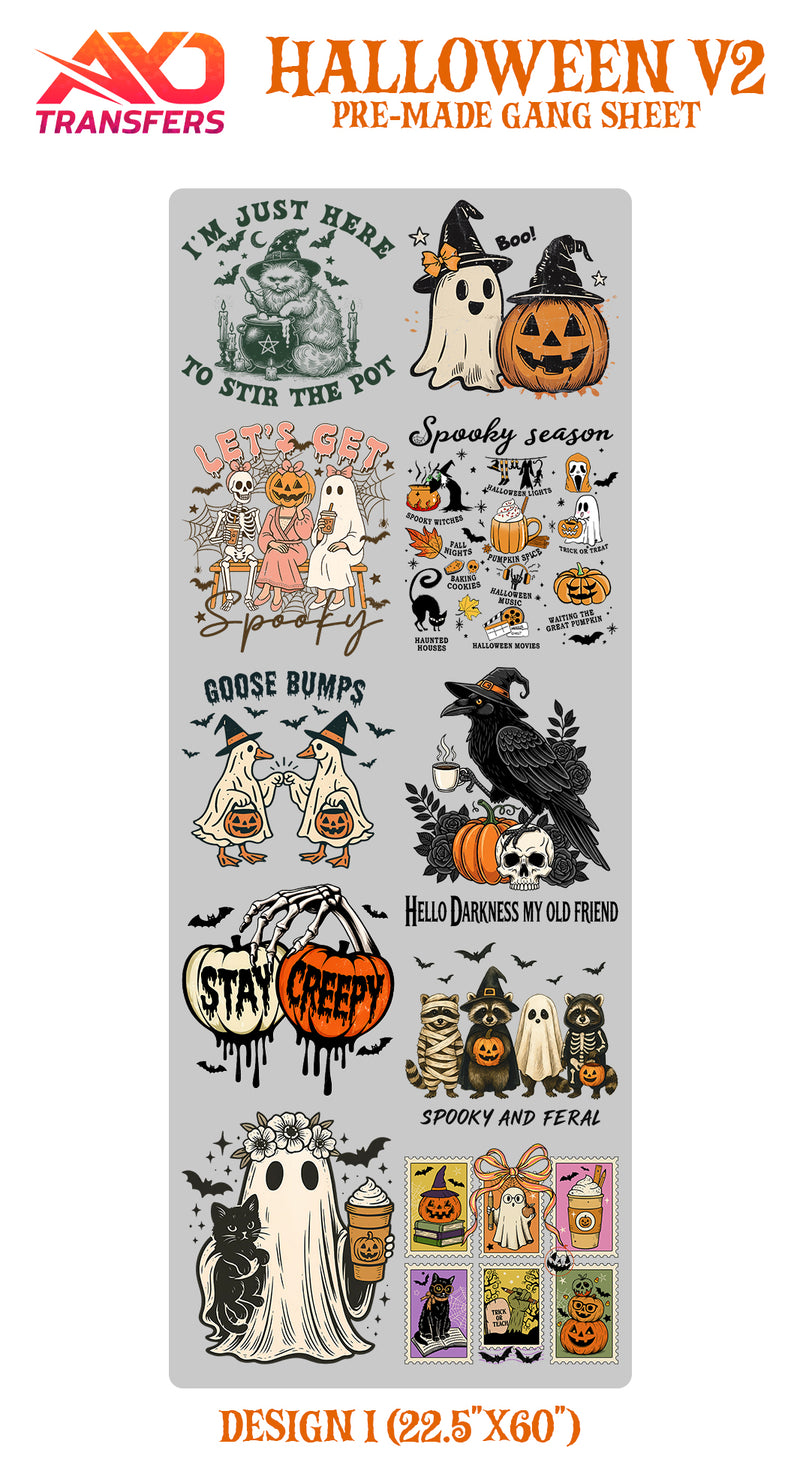 Load image into Gallery viewer, Halloween V2 Premade Gangsheet