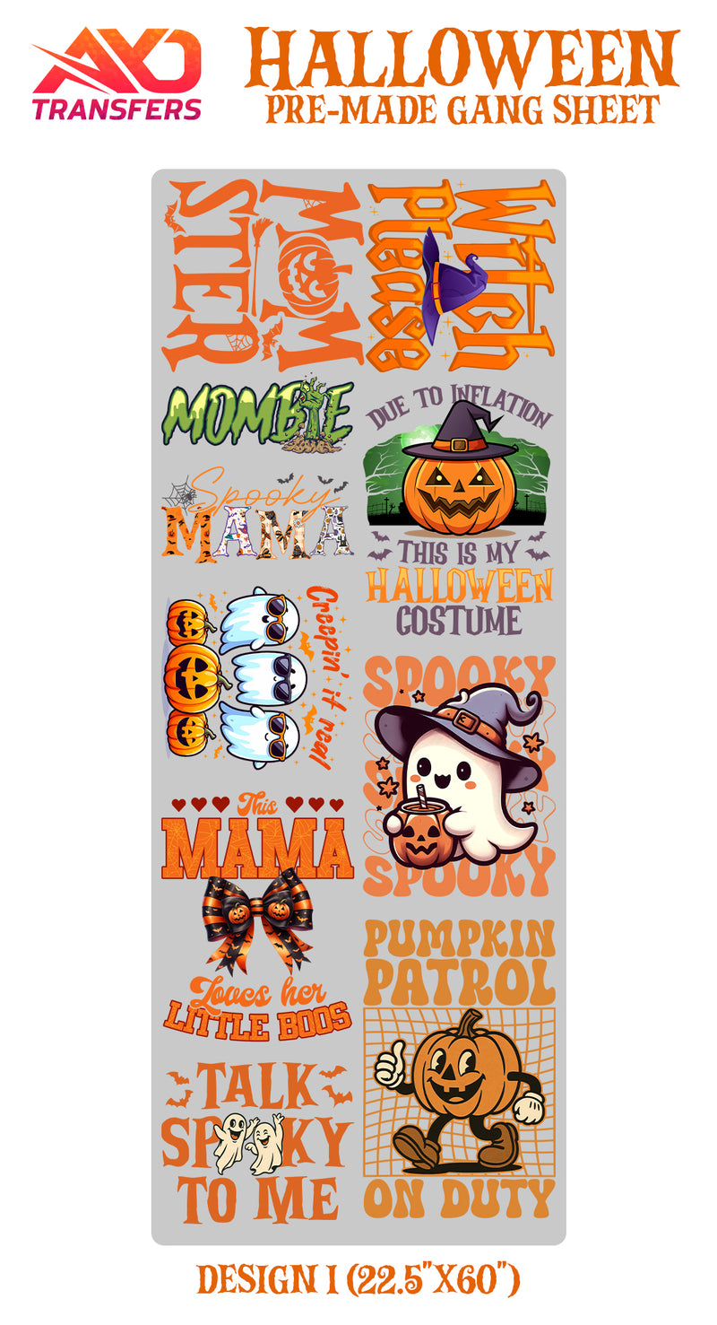 Load image into Gallery viewer, Halloween Premade Gangsheet