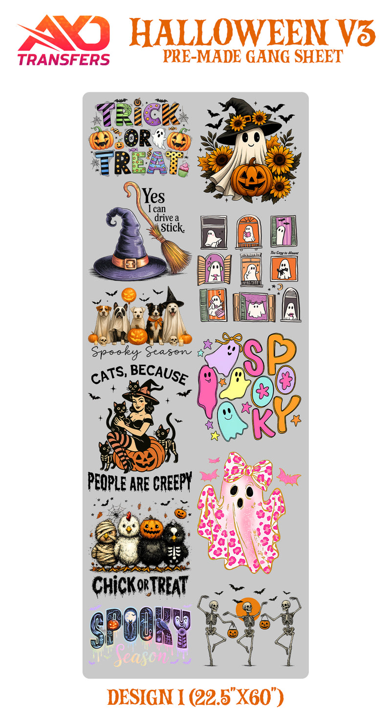 Load image into Gallery viewer, Halloween V3 Premade Gangsheet