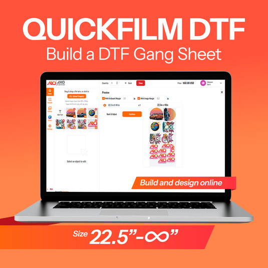 QUICKFILM DTF - Build a DTF Gang Sheet