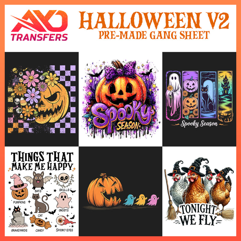 Load image into Gallery viewer, Halloween V2 Premade Gangsheet