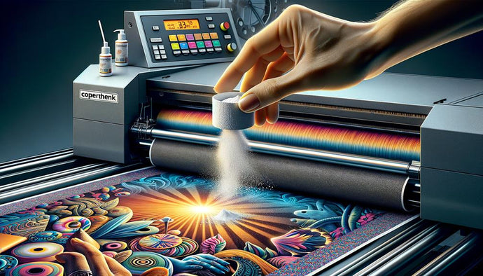How Is the Powder Adhesive Used in the DTF Process?