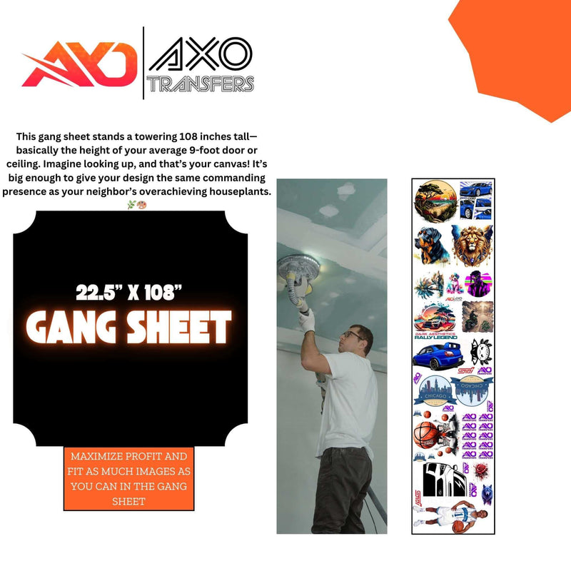 Load image into Gallery viewer, QUICKFILM DTF - Upload a DTF Gang Sheet
