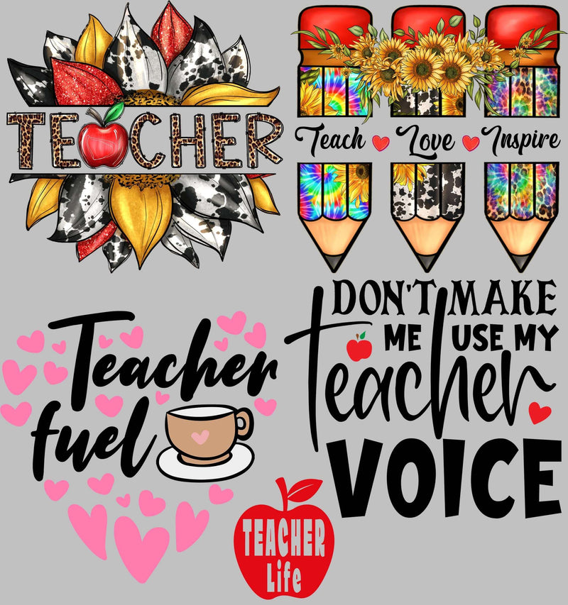 Load image into Gallery viewer, Teacher Premade Gangsheets
