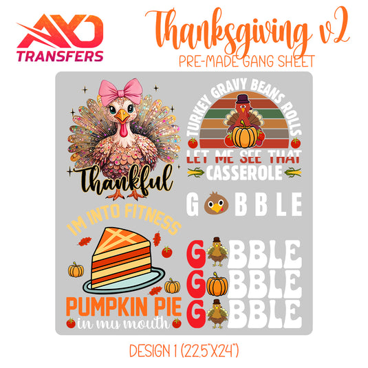 Thanksgiving V2 Premade Gangsheet