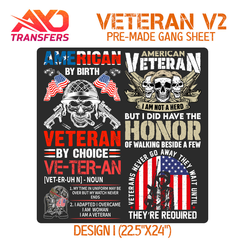 Load image into Gallery viewer, US Veteran V2 Premade Gangsheet
