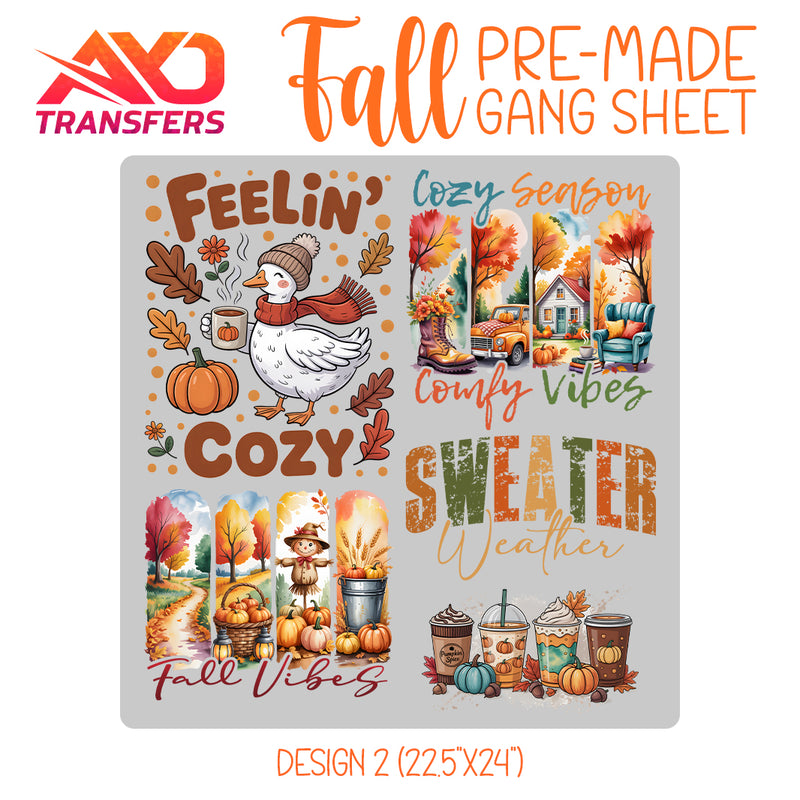 Load image into Gallery viewer, Fall / Autumn v1 Premade Gangsheet
