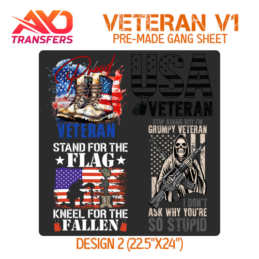 US Veteran V1 Premade Gangsheet