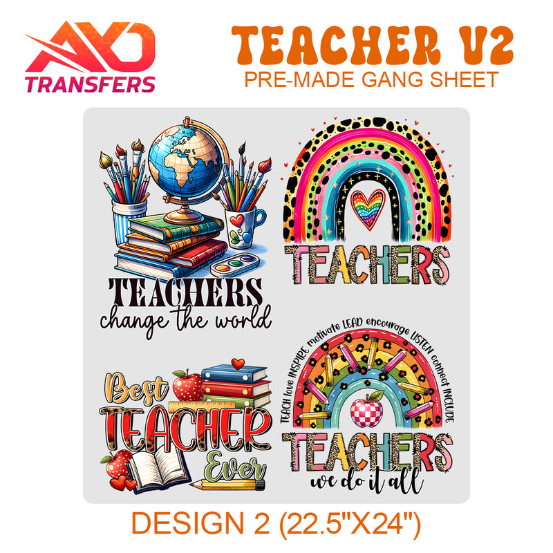 Load image into Gallery viewer, Teachers V2 Premade Gangsheet
