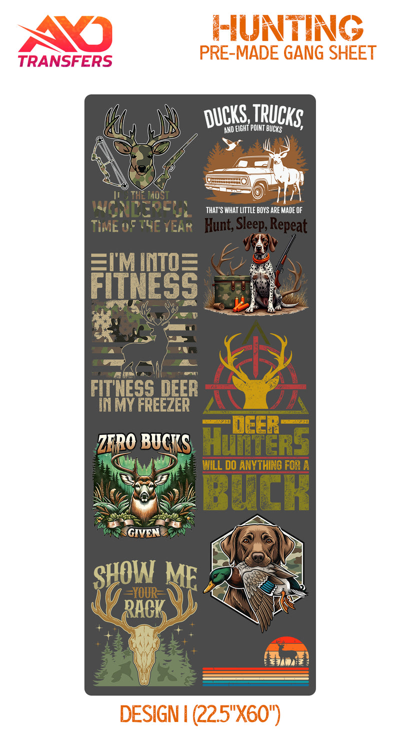 Load image into Gallery viewer, Hunting Premade Gangsheet
