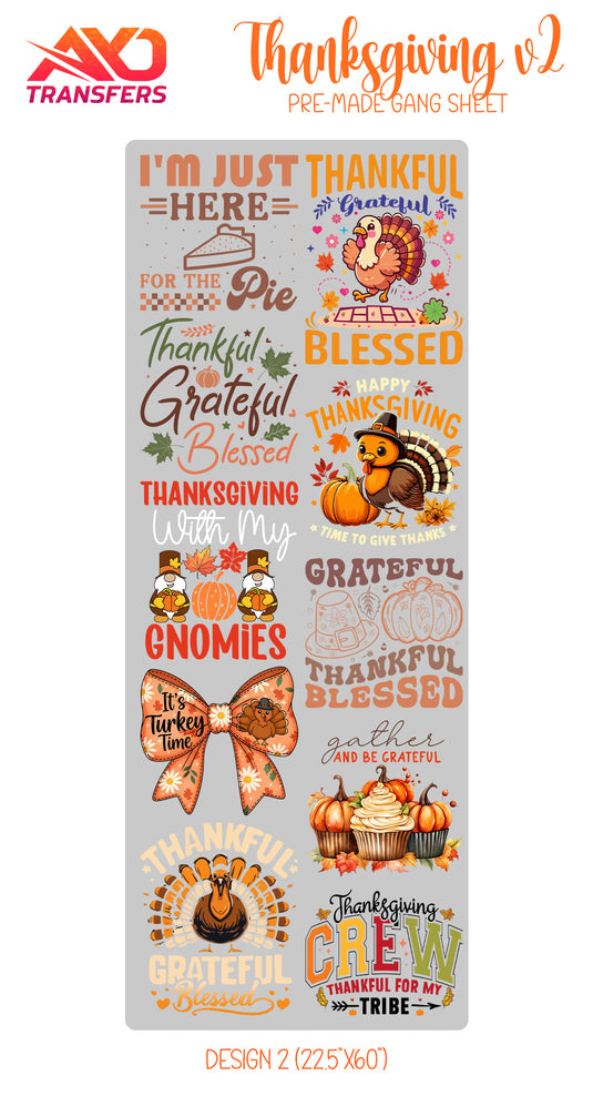 Thanksgiving V2 Premade Gangsheet