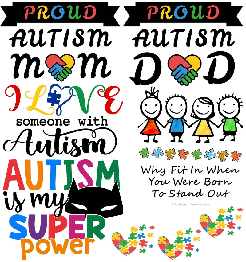 Load image into Gallery viewer, Autism Awareness Premade Gangsheets
