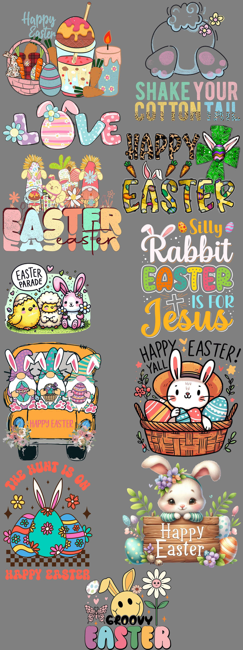 Load image into Gallery viewer, Easter Premade Gangsheet
