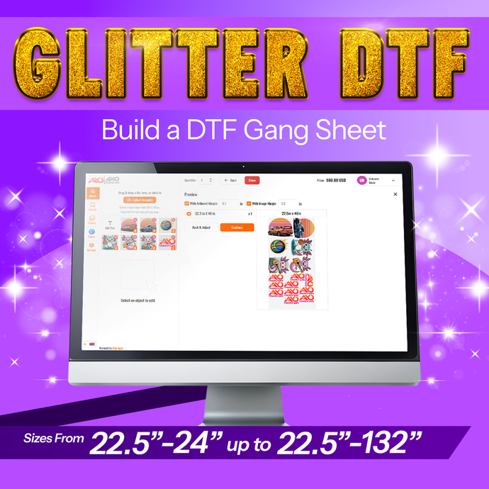 GLITTER DTF - Build a Gang Sheet