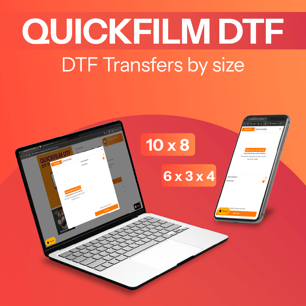 QUICKFILM DTF - DTF Transfers by Size | Custom DTF Printing | Axo ...