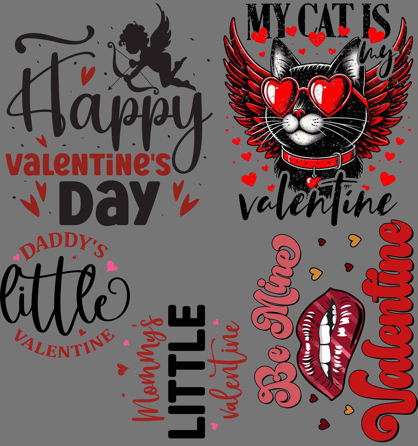 Valentine's Day Pre-Made Gang Sheets