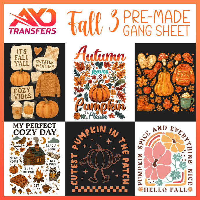 Fall / Autumn v3 Premade Gangsheet