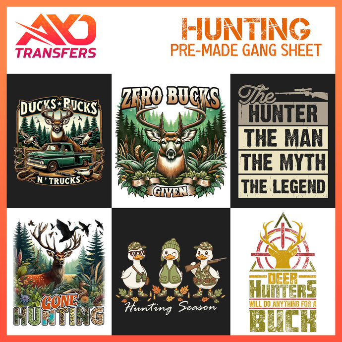 Hunting Premade Gangsheet